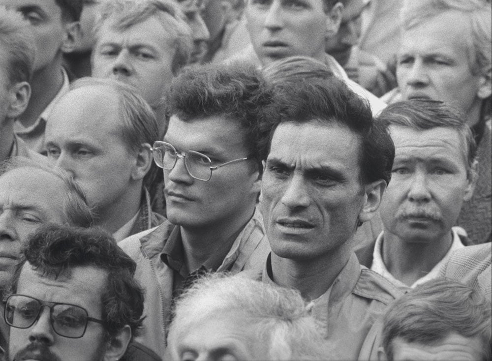 Faces in a crowd: a new film revisits the failed coup that was the final act of the Soviet Union