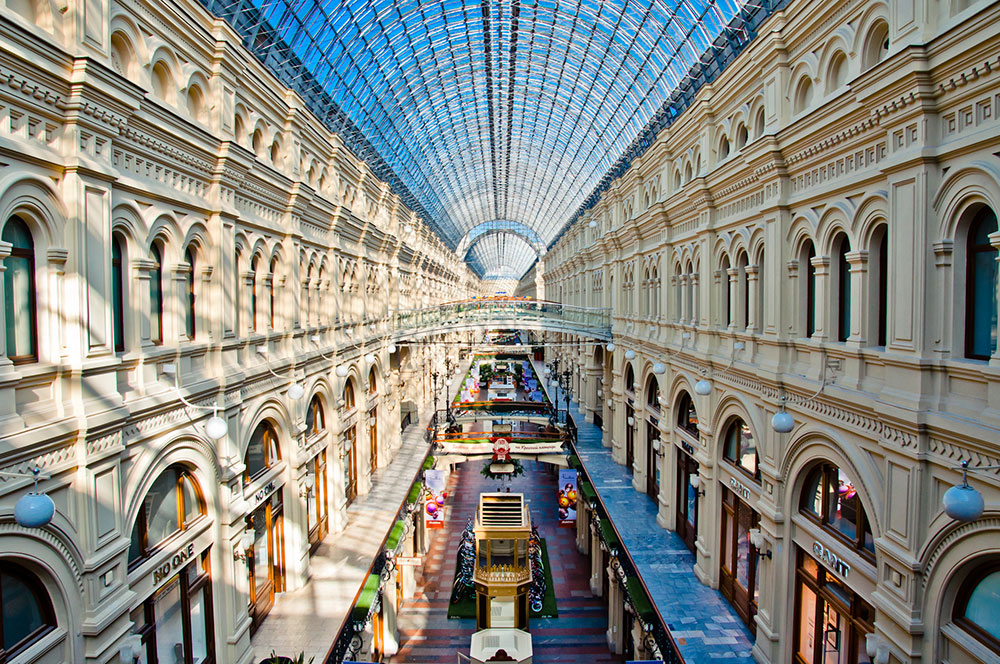 Aisles of plenty: reading Moscow's history through its shopping mall design