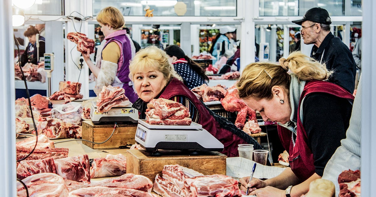 The whole hog: nothing is off the menu in the market stalls of the new east