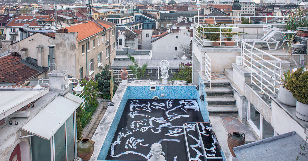 A bigger splash: inside the Sofia art space in a rooftop swimming pool