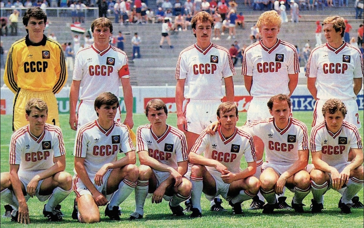 Adidas 1980s Soviet Union Away Retro Football Shirt - Football