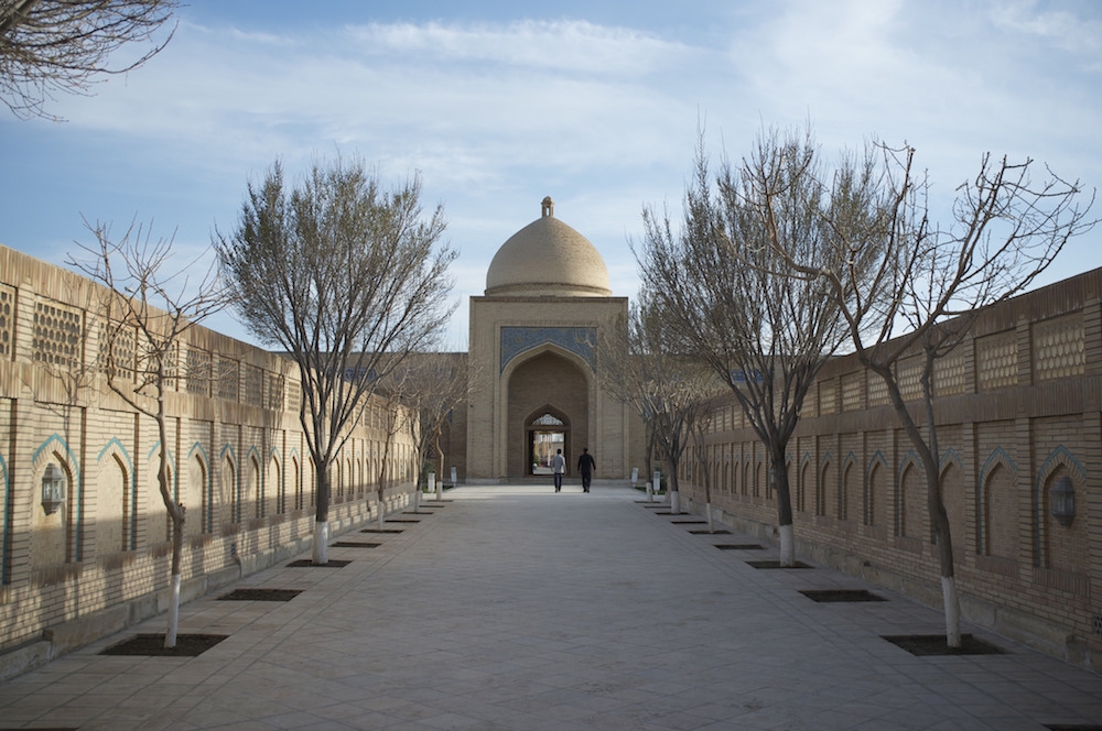 The Bakhautdin Naqshband Mausoleum in Bukhara, one of the cities featured in The Devils' Dance . Image: Aleksandr Zykov under a CC License