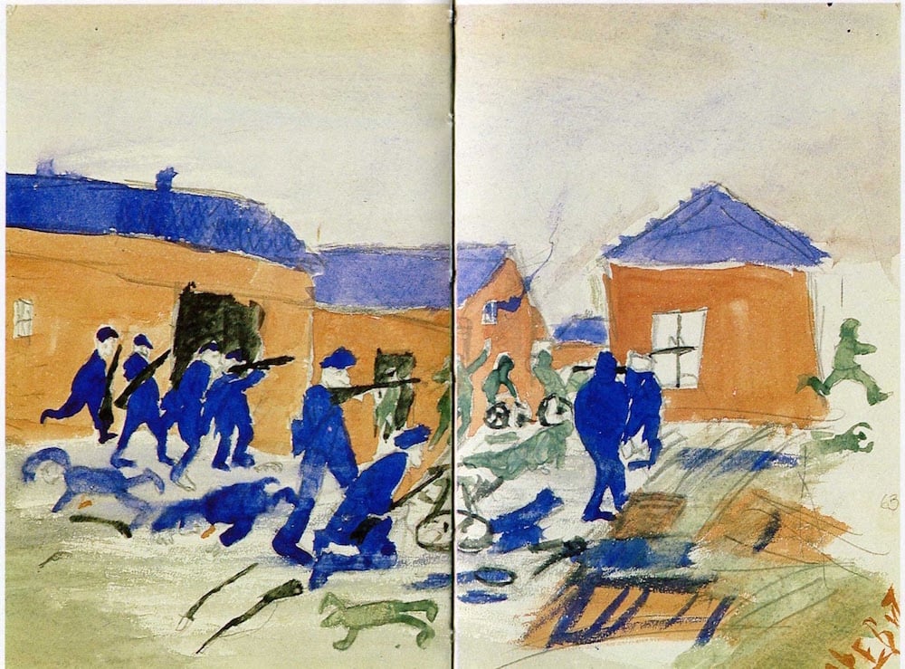 Witnesses to history: the turmoil of 1917 captured in children’s drawings