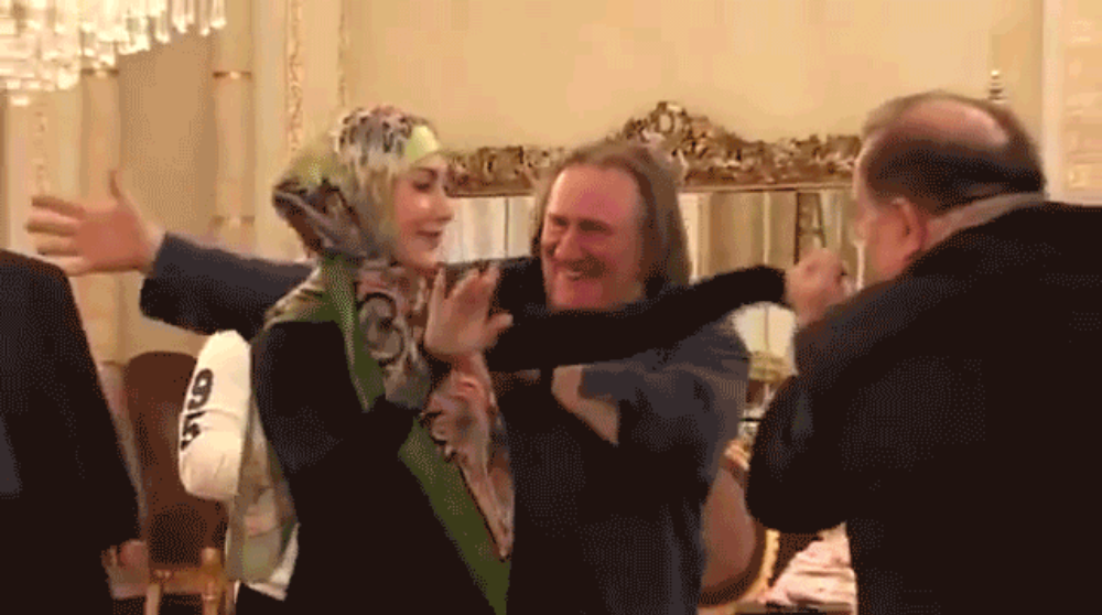 Gerard Depardieu’s Chechen cha-cha